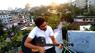 Miniatura de vídeo de "Jane mon tui jibon || paglu | koel | dev || guitar cover - joy#ganerkhoje"