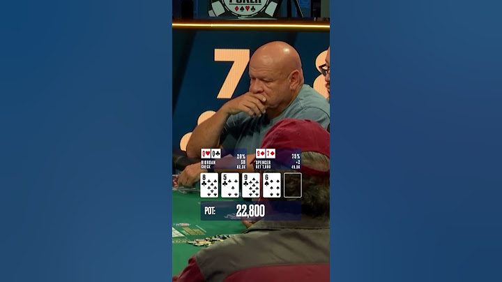 1000 IQ play 😎 #WSOP #MainEvent