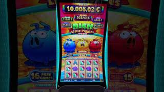Mega slot TRIPLE jackpot PIG win. Rich Little Piggies Wild Hog game #777 #casino #jackpot #slots screenshot 4