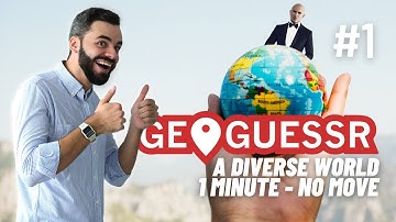 GeoGuessr - a Diverse World No Move 1 minute #1 - NM1M - My best score so far