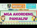 Musika at Akordeng Pansaliw Quiz