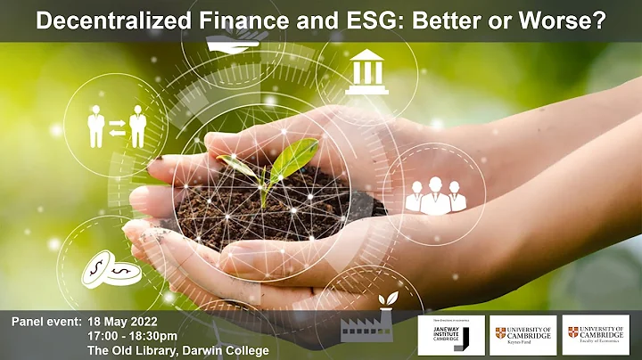 Panel event: Decentralized Finance and ESG: Better...