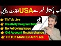 Usa tiktok account kaise banaye  create tiktok usa account without vpn  tiktok live