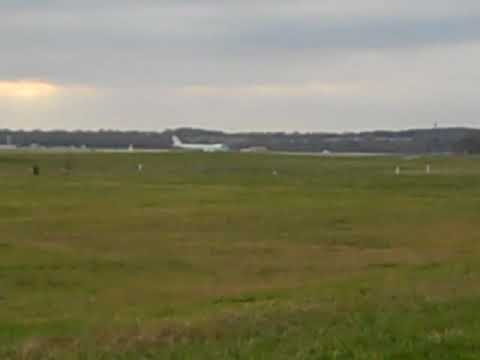 Airforce 1 departs madison, WI. President Obama