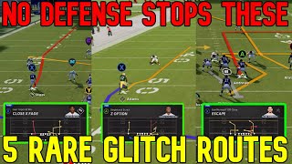 ⚠️5 RARE OVERPOWERED GLITCH ROUTES⚠️ You Didn't Know Were in Madden NFL 22! Offense Tips and Tricks
