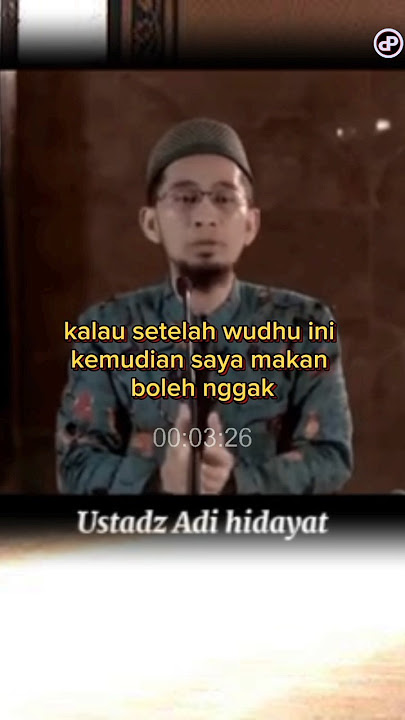 #short | Foods that invalidate ablution #adihidayat