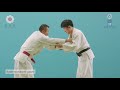 Le programme de judo debout de la ceinture blanche  la ceinture orange