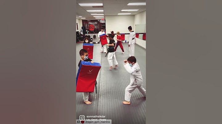 Karate Kids Practicing their Sparring Drills - Kids Martial Arts Classes in Wayne, PA