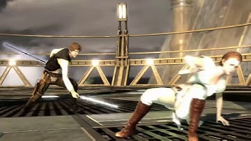 Star Wars: The Force Unleashed II Dark Han Solo vs Chewbaca,Han Solo, and Princess Leia