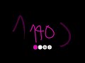 1 minute of colorful numbers
