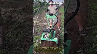 보행식 경운기로 척박한 토양 개간하기 #worker #process #tools #cultivator #tractor