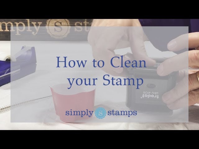 Stamp Cleaning (How To Clean & Maintain Your Stamps)! - Inklipse