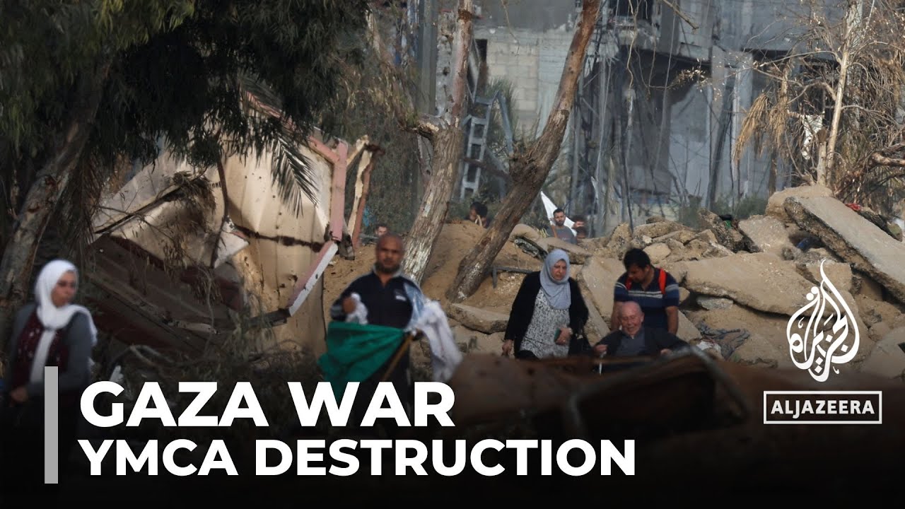 غزة في حالة خراب: شهادات فلسطينية عن الدمار الذي لحق بجمعية الشبان المسيحيين