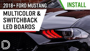 How to Install 2018-2019 Ford Mustang Multicolor & Switchback DRL LED Boards | Diode Dynamics