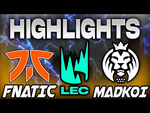 FNATIC VS MAD LIONS KOI HIGHLIGHTS LEC 2024 SPRING SEASON JORNADA 9 - LEAGUE OF LEGENDS - ESPAÑOL