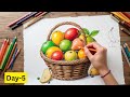 Super Easy Way Vegetables Basket Drawing How To Draw Vegetable Basket Step By Step Cute Drawing Super Easy Way Vegetables Basket Drawing How To Draw Vegetable Basket Step By Step Cute Drawing