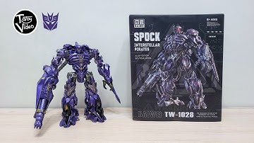 Baiwei Spock Interstellar Pirate TW-1028 - SHOCKWAVE - Transformers SS 56 Leader Class Copy