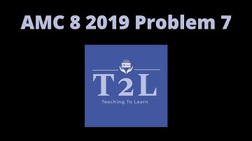 AMC 8 - 2019, Problem 7 - Averages and Problem Solving