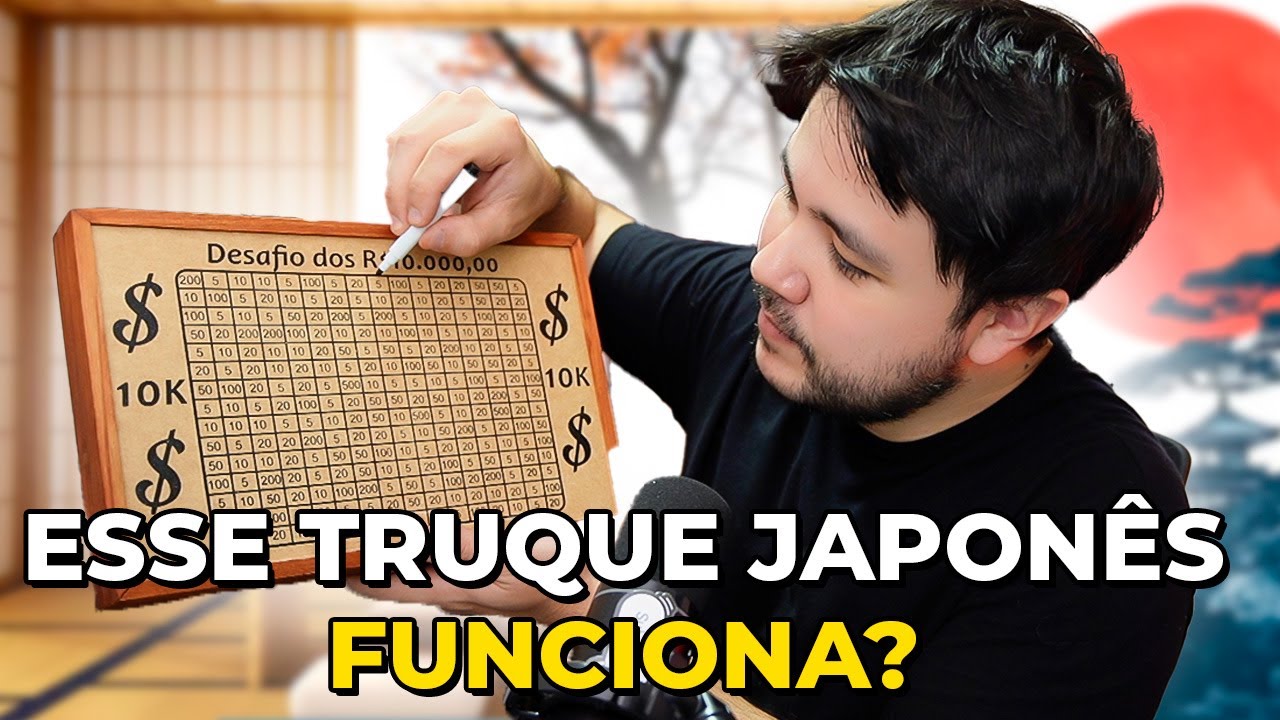 DESAFIO dos 10 Mil: Método JAPONÊS Secreto Para Guardar Dinheiro Rápido!