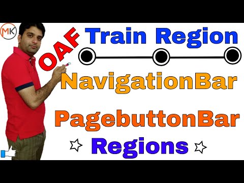 How to Create Train, NavigationBar and PageButtonBar in OAF | oracle shooter