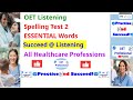 OET Spelling Test 2