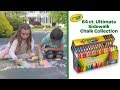 Crayola 64 ct ultimate sidewalk chalk collection  crayola product demo