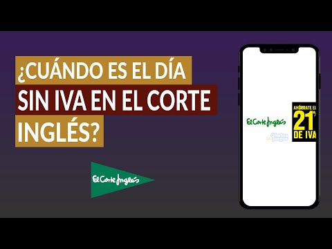 ¿Cuándo es el día sin IVA en El Corte Inglés? - Ofertas El Corte Inglés