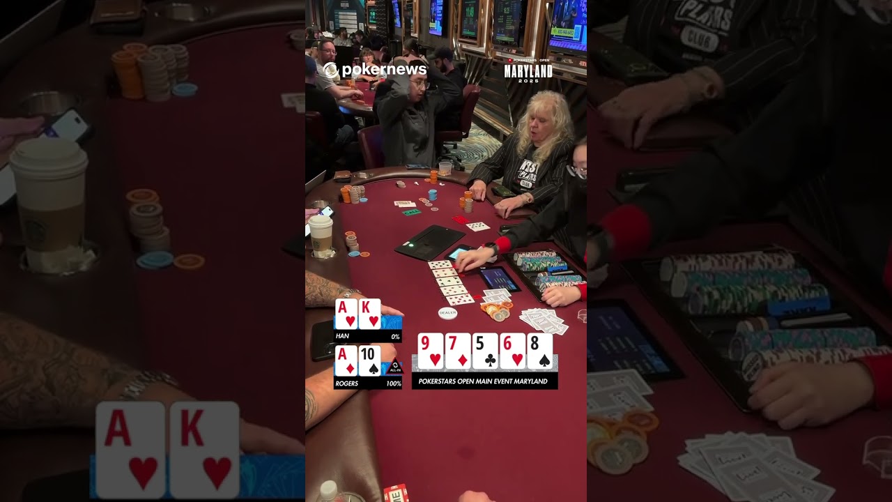 Сможет ли Big Slick удержаться, или доминируемая рука найдет способ выжить? 👀♠️