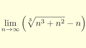 Een limiet met een derdemachtswortel