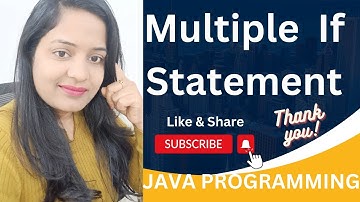 Multiple If Statement || Control Statements ||Decision Making Statement | For Beginners|| Java