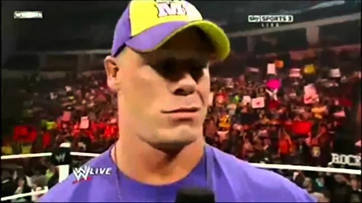John Cena responds to The Rock(rap version)