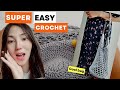 How to Crochet net bag with Solomon&#39;s knots. Easy Mesh bag for Beginners. Full Tutorial