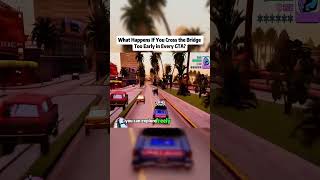 What Happens If You Cross the Bridge Too Early in Every GTA? #gta #gta5 #fyp #rockstargames #tommy