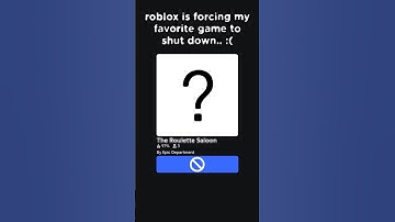 Roblox Is Shutting Down My Favorite Game...
