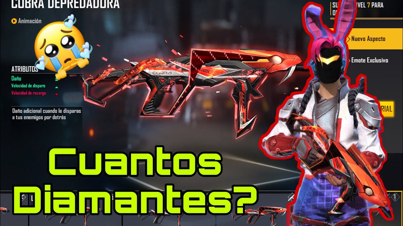 CONSIGUIENDO LA MP40 MAS PODEROSA DE TODO FREE FIRE - CUANTOS DIAMANTES? - MP40 COBRA DEPREDADORA
