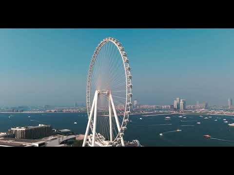 DUBAI 4K Aerial Drone Footage Of Bluewaters Ain Dubai