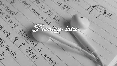 𝐌on intro YouTube !!! ☁️