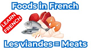 Daily French Vocabulary - Part 2 - Meat - Les Viandes