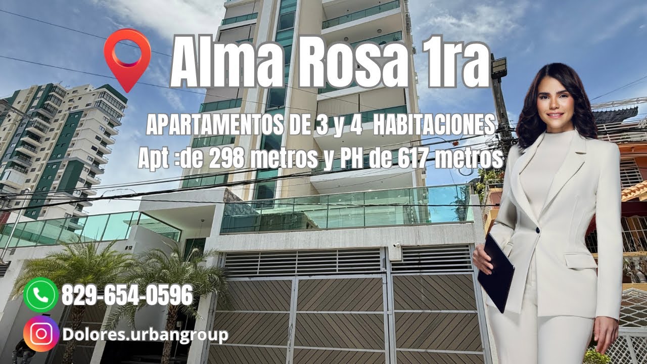 📍 Alma Rosa 1ra Apartamentos ✅ 