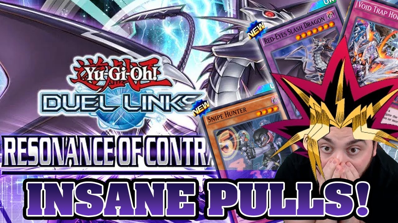 INSANE LUCK! NEW PACK OPENINGS! RESONANCE OF CONTRAST! YuGiOh Duel Links Mini Box Opening!