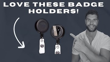 Check out these badge holders! My personal feedback.