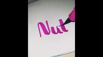 nutan name calligraphy 🥰 #artcorner