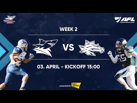 Livestream AFL Week 2 ATRIUM Steelsharks Traun vs. Danube Dragons