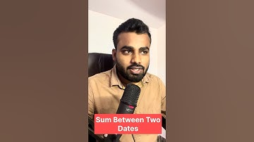 Find sum between two dates like this ….