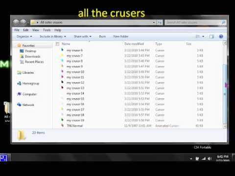 How to have a colored cursor