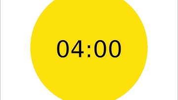 240 seconds 4 minutes timer Countdown