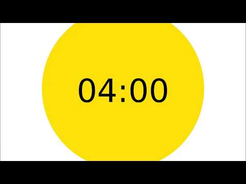 240 seconds 4 minutes timer Countdown