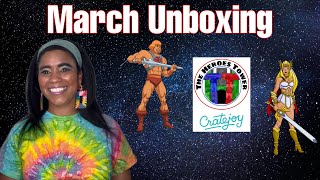 Cratejoy The Heroes Tower March Unboxing & Craft Challenge! AWESOME!