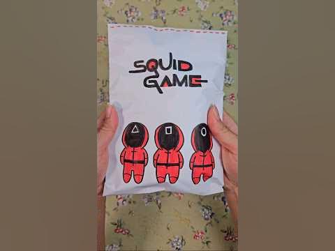 Squid game blind bag part2 unboxing ASMR (paper squishy diy)🩷 ️💜 - YouTube