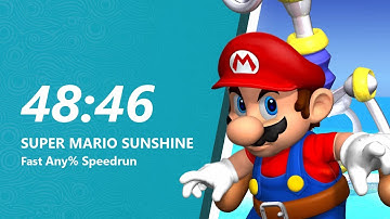 Super Mario Sunshine Fast Any% Speedrun in 48:46